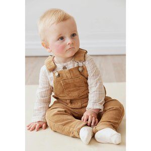 NWT Jamie Kay "Jordie" Corduroy Overalls - Bronzed